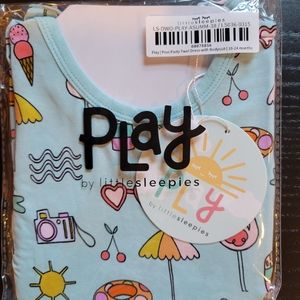 Little Sleepies Twirl Dress Bodysuit NWT pool party